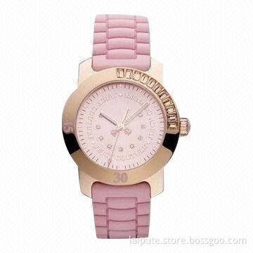 Top fashion elegant ice gift jelly silicone watches for lady